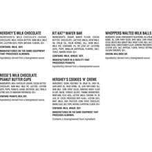 HERSHEY'S Assorted Chocolate Factory Favorites Snack Size Candy, 155 pcs.