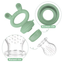 Haakaa Freeze-N-Feed Mini with Silicone Food Feeder & Silicone Mini Nibble Tray, Breastmilk Popsicle Mold Storage 4 months & up