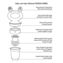 Haakaa Freeze-N-Feed Mini with Silicone Food Feeder & Silicone Mini Nibble Tray, Breastmilk Popsicle Mold Storage 4 months & up