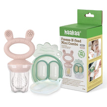 Haakaa Freeze-N-Feed Mini with Silicone Food Feeder & Silicone Mini Nibble Tray, Breastmilk Popsicle Mold Storage 4 months & up