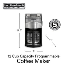 HamiltonBeachProfessionalProgrammable12-CupCapacityCoffeeMaker - USA Mega Market