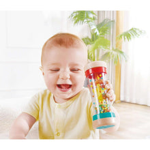 Hape Rainbow Stick Shake Beaded Raindrops, Infant Sensory Rattle Toy, Unisex Child Ages 0M+, Plastic