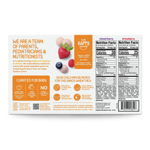 Paquete variado de HappyBABY Organics Yogis Melts, 1 oz., 4 unidades.