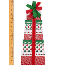 Happy Holidays Tower of Sweets