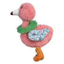 Juguetes para perros Happy Tails Ring Rascals: Flamenco, Pulpo y Conejo (paquete de 3)