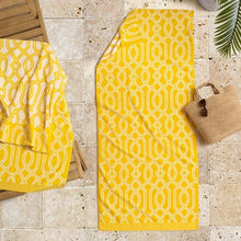 Harbor Bay Chaise Lounge Cotton Beach Towel, 2-pack