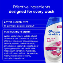 Head and Shoulders Dandruff Shampoo and Conditioner Set, Smooth and Silky, Frizz Control (3 PACK )