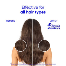 Head and Shoulders Dandruff Shampoo and Conditioner Set, Smooth and Silky, Frizz Control (3 PACK )