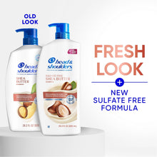 Head and Shoulders Shea Butter Dandruff Shampoo, Sulfate-Free, Rich Moisture, Curly and Coily Hair, 28.2 oz