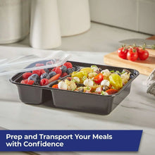Hefty Food Storage Containers Two Compartment with Lids 32 fl. oz., 50 pcs