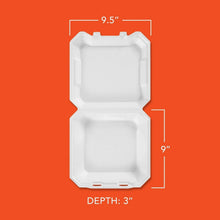 Hefty Supreme Foam Hinged Lid Container, 1-Compartment, 125 ct.