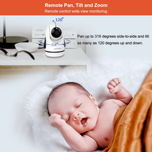 HelloBaby HB6352 Video Baby Monitor – 5″ LCD, No Wifi, Pan-Tilt-Zoom, 1000 ft Range