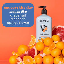 Hempz Triple Moisture Hydrating Body Lotion for Mature & Dry Skin, 17 fl oz