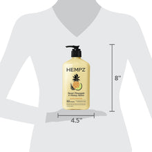 Hempz Body Lotion for Dry Skin, Hydrating Sweet Pineapple & Honey Melon, 17 fl oz
