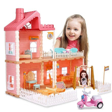 Hengswere-19Inch-Dollhouse-for-Girls-3-Rooms-Princess-Dollhouses-with-Furniture-_1 - USA Mega Market