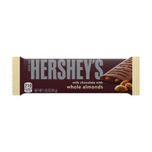 Chocolate con leche Hershey's con almendras, 41 g (1,45 oz), 36 unidades 