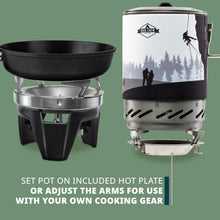 Hike Crew Portable Stove & Cooking System 1-Burner Propane Outdoor Stove with 1L Pot and Cooktop