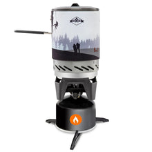 Hike Crew Portable Stove & Cooking System 1-Burner Propane Outdoor Stove with 1L Pot and Cooktop