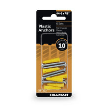 Hillman-Ribbed-Plastic-Anchor-Screws-Yellow-4-6-x-7-8_5a96a1d1-ac08-4dfd-9faf-2db468373745.bb1fa4010b1f054fc444f9f9da72f590 - USA Mega Market