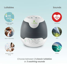 HoMedics My Baby Lullaby Sound Spa Sound Machine and White Noise Machine - Sounds & Projection, Plays 6 Sounds & Lullabies, Image Projector Featuring Diverse Scenes, Auto-Off