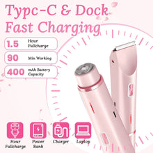 HoeylifeBodyTrimmerforWomen_Dual-HeadElectricRazor_BikiniTrimmerwithDualCeramicBlades_USBRechargeableWetDryUseIPX7Waterproof6 - USA Mega Market