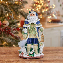 HolidayMusicalTellurideBlueSantaFigurine_11IN1 - USA Mega Market