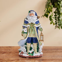 Holiday_Musical_Telluride_Blue_Santa_Figurine_11_IN - USA Mega Market