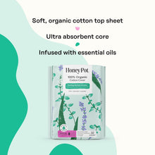 Honey Pot 100% Organic Cotton Cover Cooling Regular Pad, 32 Count (PACK OF 3 )
