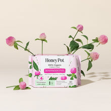 Honey Pot 100% Organic Cotton Cover Peri-menopause Long Liner, 30 Count (PACK OF 3 )