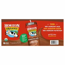 Horizon, Organic Chocolate Lowfat Milk, 8 fl oz, 18-Count