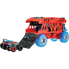 Hot Wheels Monster Trucks Monster Mover Hauler & Trucks Bundle