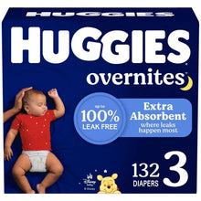 Huggies Overnites Nighttime Baby Diapers, Sizes 3-7 - USA MEGA SHOP