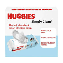Huggies Simply Clean Unscented Baby Wipes, 18 pk., 1152 Wipes