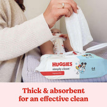 Huggies Simply Clean Unscented Baby Wipes, 18 pk., 1152 Wipes