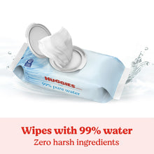 Huggies 99% Pure Water Unscented Wipes, 3 Flip-Top Packs, 168 Total Count