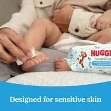 Huggies Natural Care Cucumber, Aloe and Vitamin E Baby Wipes, Scented, 1 Flip-Top Pack, 56 Total Count