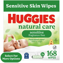 HuggiesNaturalCareSensitiveBabyWipes-Unscented-3Pack-_1 - USA Mega Market