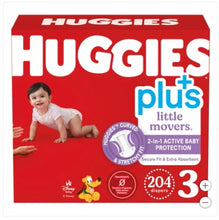 Huggies Plus Diapers Sizes 3 - 7