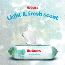 Huggies Simply Clean Fresh Scent Wipes, 3 Flip-Top Packs, 192 Total Ct