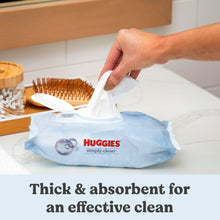 Huggies Simply Clean Unscented Wipes, 3 Flip-Top Packs, 192 Total Count