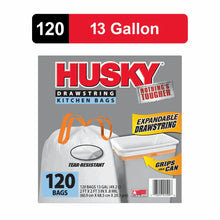 Husky-Tall-Kitchen-White-Trash-Bags-13-Gallon-120-Bags-Expandable-Drawstring-20-Percent-Post-Con_5856_1 - USA Mega Market