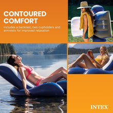 INTEX Inflatable Floating Pool Recliner Lounge Chair for Adults