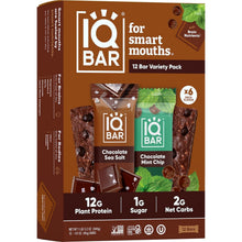 IQBAR Protein Bar, Variety Pack, 1.6 oz., 12 ct.