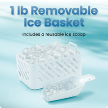 IcemanbyChefman1lbDual-SizeCompactIceMachine_IceBasketandScoop1 - USA Mega Market