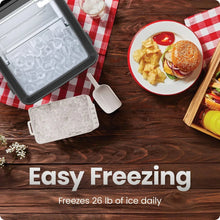 Iceman by Chefman 1 lb Dual-Size Compact Ice Machine, Ice Basket and Scoop
