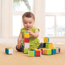 Infantino Press and Stay Stacking Blocks with Interlocking Design, 12-36 Months, 24-Piece Set