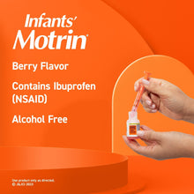 Infants' Motrin Liquid Ibuprofen Medicine Drops, Berry, 0.5 fl. oz