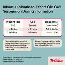 Infants' Tylenol Acetaminophen Liquid Medicine, Grape Flavor, 2 fl. oz
