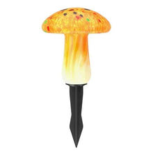 Infinity X1 Glass Solar Mushroom Landscape Lights, 2-pack