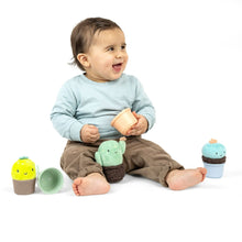 Ingenuity Calm Springs Nesting Rattles for Baby 3 Months +, Unisex